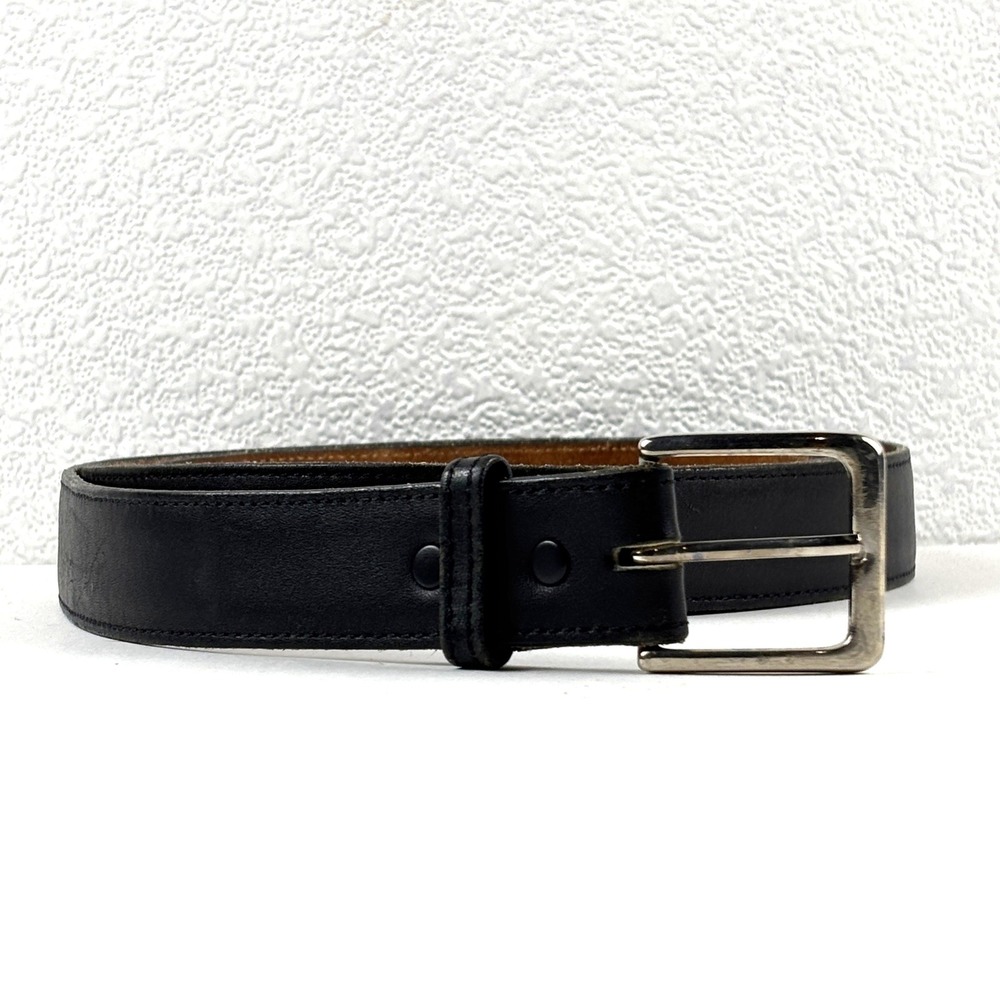 Danbury Leather Belt Mens‎ 58 Black Top Grain Leather Made in USA Classic